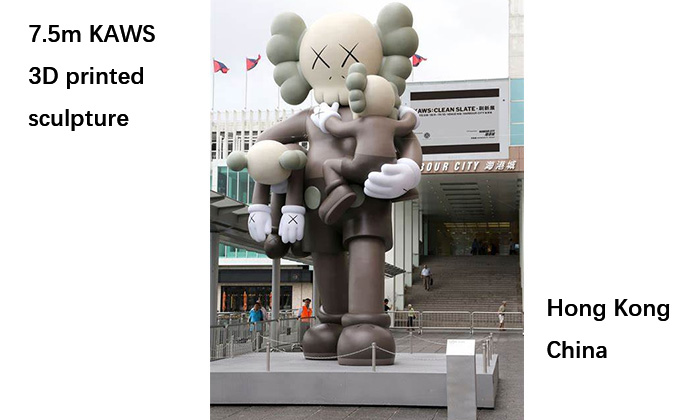 3D-gedruckte KAWS-Skulptur