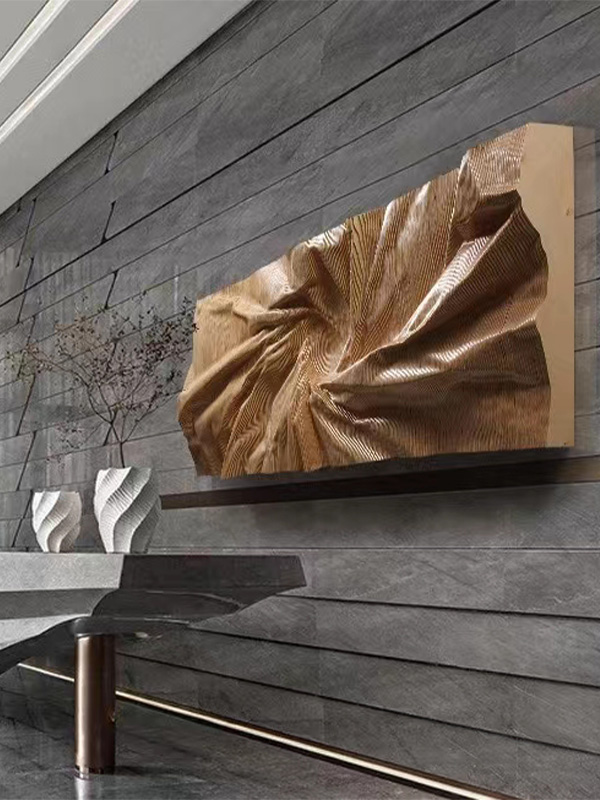 3D wood wall sculpture