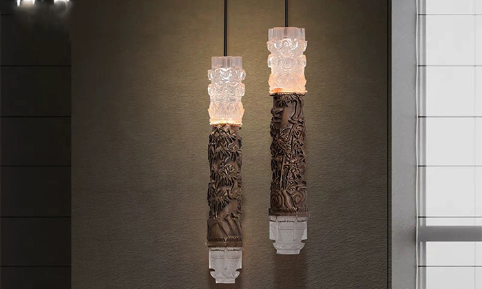 CNC-Carved Pine Wood and Clear Resin Hanging Sculpture Gains Market Attention